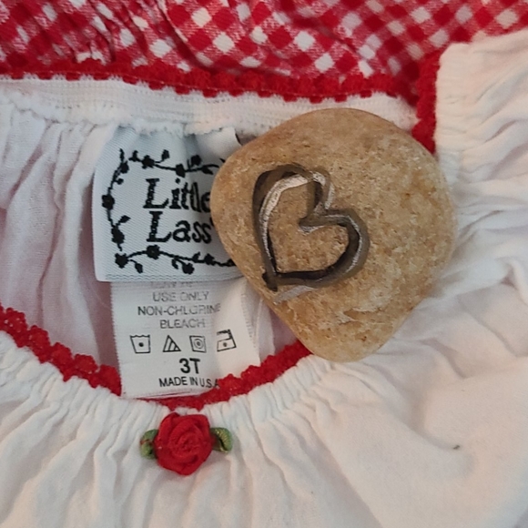 NWOT BO HO RED WHITE 2 PIECE SET PLAID MULTI 3T - Picture 15 of 16